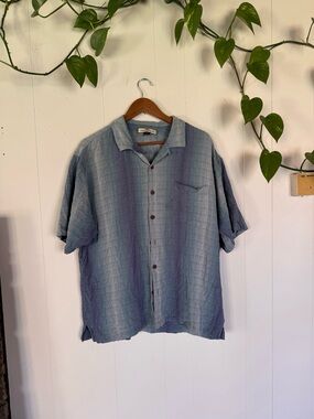 Tommy Bahama Blue Ombre Short-Sleeve Button-Down Shirt